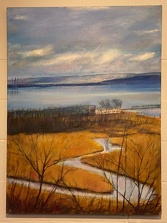 Marsh Creek Oil on Canvas 40x30 $1600