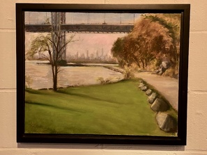 Under the Bridge Oil on Canvas 16x20 $500